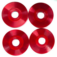 Platte Schallplatte für Juniorfon oder Sprechpuppe DDR 4 Stück Durchmesser 6cm