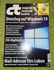 Heise CT Magazin Zeitschrift - c't  Heft 20 / 2015