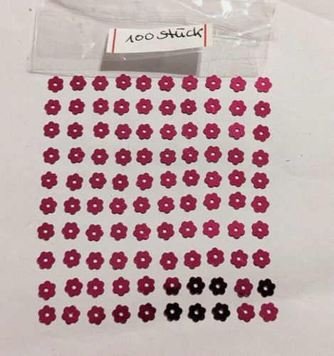 100 pailletten blüte 5mm - 100,