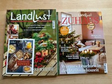 2 Hefte  Landlust und Landlust zuhaus Advent Weihnachten sehr gut