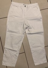 Karotten Jeans Boule | Weiß Gr. 48 (44) | Vintage - Krankenschwester - Basic