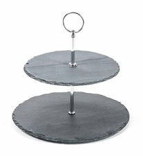 Etagere 2 Etagen Schiefer