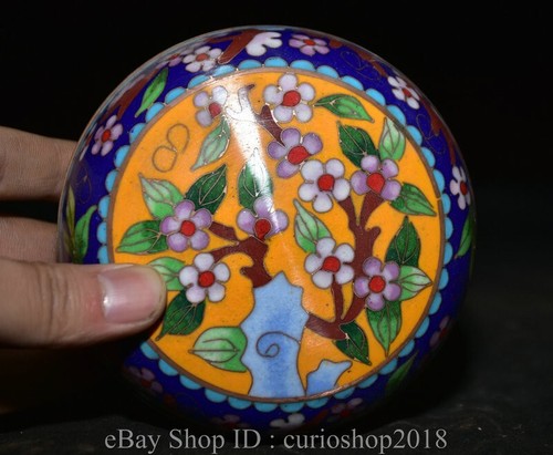 Old chinese cloisonne - 4.4",