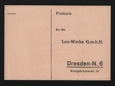 DRESDEN, Postkarte 1937, Chlorodont-Zahnpasta-Zahnpulver LEO-Werke GmbH