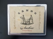 Formschöne Blech Zigaretten Dose mit Prägung von LANDE Milder Orient gebraucht