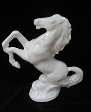 Pferd weiß Porzellan Deko 25 cm