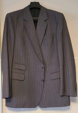Burberry, Sakko, Herren, Größe 56, Sartorial, graublau, 100% Schurwolle, TOP