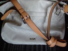 Schultertasche JOOP Cornflower Kornblumen grau-beige Nylon Umhänge-Tasche