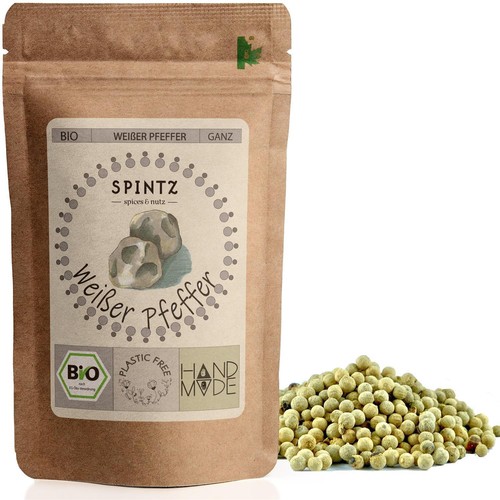 500g bio pfeffer - 500g, weiß