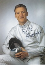 Patric DRAENERT - Deutschland, Bronze WM 1993 Fechten, Original-Autogramm!