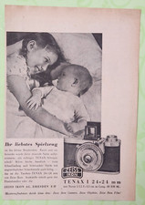 5. Zeiss Ikon AG Tenax I Film Kamera Camera Werbung Reklame 1941