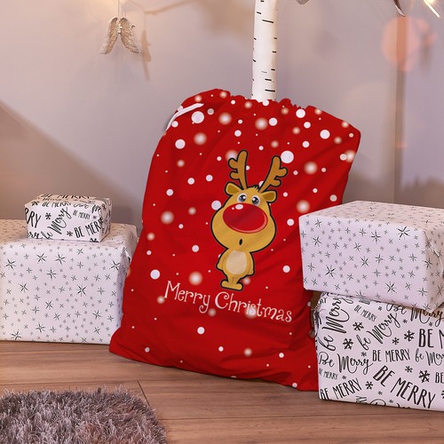 Weihnachtsmann sack rot - sack,
