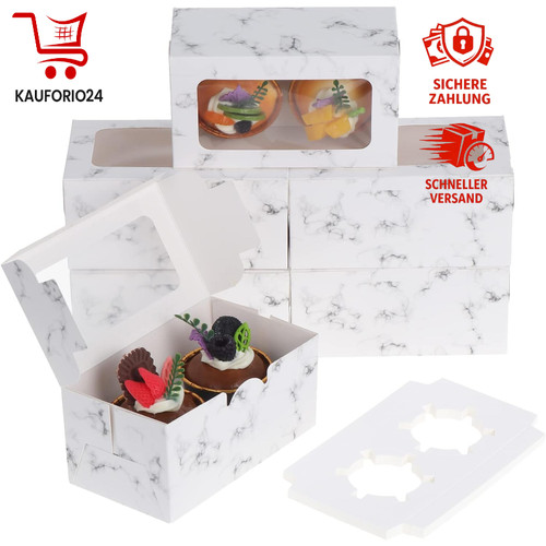 Cupcake boxen stück karton - boxen, 50