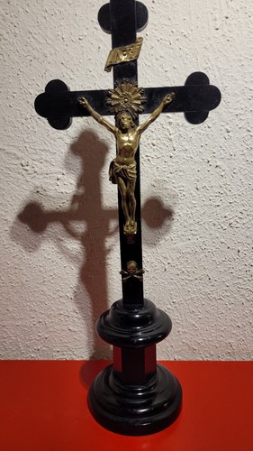 Jugendstil figur jesus messing - figur,