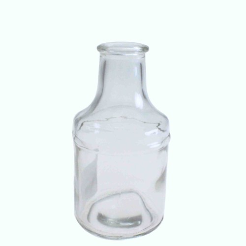 Glasflasche glasvase h13cm - glasvase,