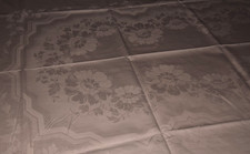 Alte leinen damast - alte, tischdecke