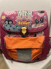 Rosa Scout Schulranzen Für Mädchen Mit Katzen