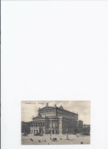 Frankfurt m opernhaus - ak,
