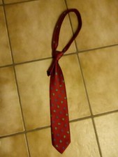 Gepflegte Herren Krawatte, rot mit Muster, von Jammers & Leufgen