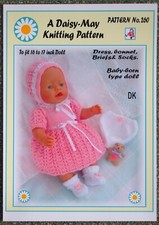 1 PUPPEN STRICKMUSTER 260 für