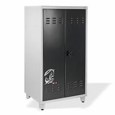 Sattelschrank Kentucky Metallschrank Sattelspind Stallspind für 2 Sättel Pferd