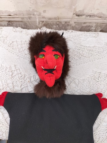 Antiker teufel handpuppe - antiker, teufel,