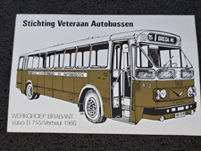 Oldtimer - VOLVO B 755  - Omnibus ➔ Sticker / Aufkleber ➔ *aus Sammlung* 328
