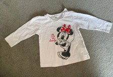 Disney Minnie Mouse Mädchen Langarmshirt Gr. 80