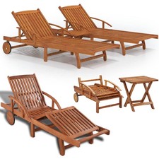 Sonnenliege Gartenliege Holz