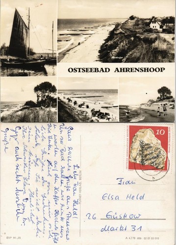 Ansichtskarte ahrenshoop ddr - ansichtskarte,