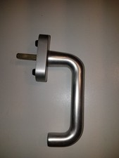 2x FSB Fenstergriff Alu matt BA:43mm VK:7/24 Rosette:70x32,5x14