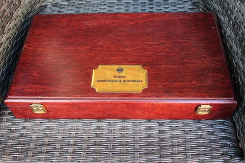 Holz münzenbox jahre - holz-münzenbox, "40