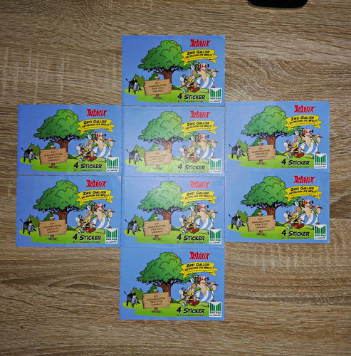 Asterix sammelsticker konvolut - asterix,