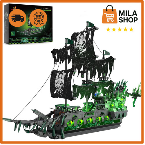 Piratenschiff modellbausatz - piratenschiff,