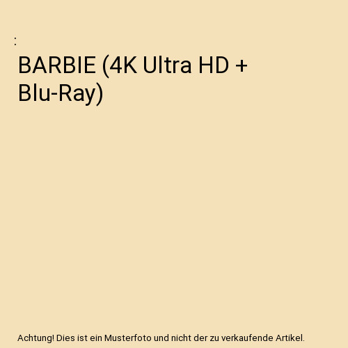 Barbie - ultra, blu-ray)