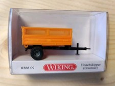 WIKING 038809/0388 09 H0,1:87 Brantner Einachskipper, orange - NEU