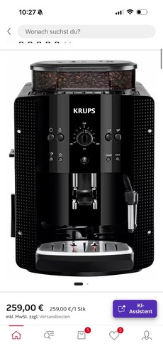 Krups 815070 1450w schwarz - krups, ea