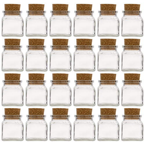 24x 120ml korkenglas klarglas - 120ml,