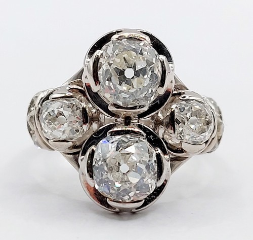 Art deco ring 18k - deco,