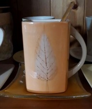 Neu! Unikat 1 Designer Kaffe/Tee Becher handgetöpferte Keramik Sammlung NP:20,00