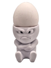 Grumpy Eierbecher für Hühnereier weiß 3D Druck Egg Cup Lustig Grummelig