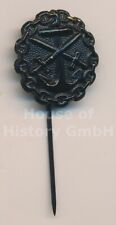 140124: Miniatur, Marine Verwundetenabzeichen in Schwarz, 19 mm, an Nadel