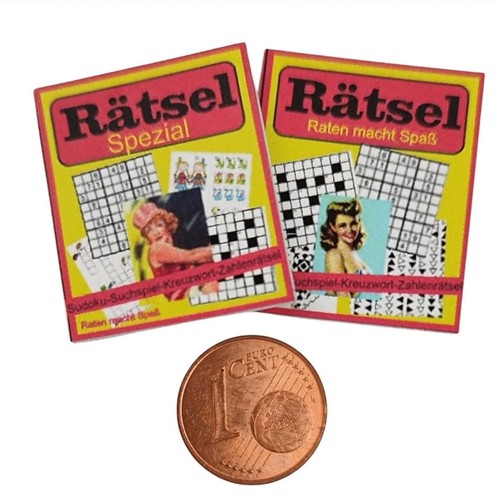 Stk miniatur rätselhefte - stk.,
