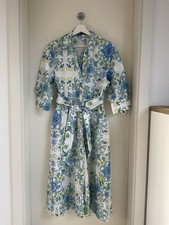 ZARA Damen Maxikleid M Blau