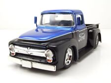 Ford F-100 Pro Stock Pick Up 1956 schwarz blau Modellauto 1:24 Jada Toys