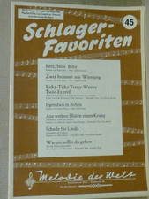Musiknoten " Schlager -