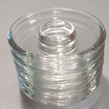 6 x Glas Eierbecher mit Ablage