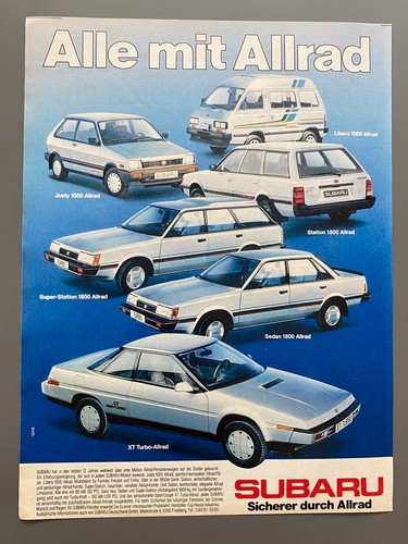 Alle mit allrad subaru - alle, libero