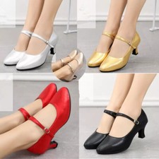 Damen Neue Tanzschuhe Tango Latin Ballsaal Schuhe Pumps Sandalen High Heels