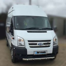 Edelstahl Grill-Leisten chrom passend für FORD TRANSIT 6 | 2006-2013 | 2-TLG